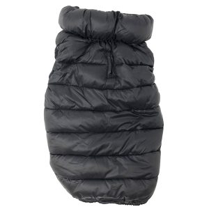Pet Life Black 'Pursuit' Quilted Ultra-Plush Thermal Dog Jacket