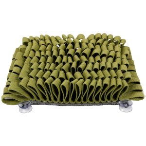 Pet Life Green 'Sniffer Grip' Interactive Anti-Skid Suction Pet Snuffle Mat