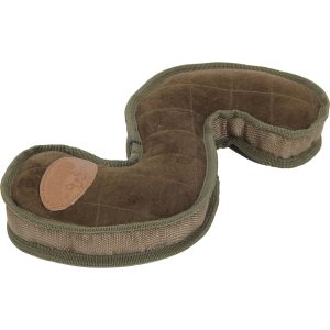 Pet Life Olive Green 'The Outpack' Durable Oxford Nylon and Mesh Squeaking Plush Dog Toy