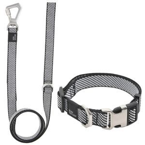 Pet Life Grey 'Escapade' Outdoor Series 2-in-1 Convertible Dog Leash and Collar