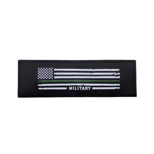 Julius-K9 Green Line USA Flag Patch for Dogs