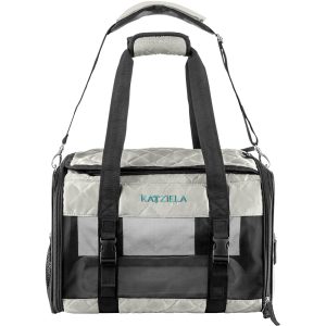 Katziela Quilted Companion Gray Pet Carrier