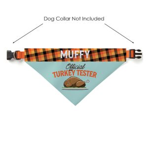 Custom Personalization Solutions Turkey Test Dog Bandana
