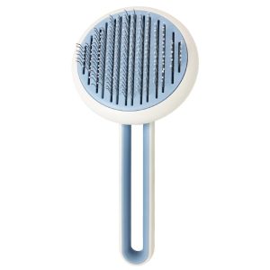 Pet Life 'Concepto' Blue Modern Bristle Grooming Pet Deshedder Comb