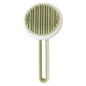 Pet Life 'Concepto' Green Modern Bristle Grooming Pet Deshedder Comb