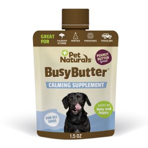 Pet Naturals BusyButter Calming Peanut Butter Squeezable Dog Treats