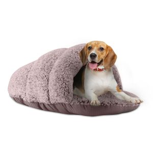 Sleepy Pet Blush Slipper Dog Bed