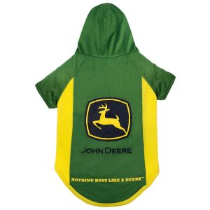 Pets First John Deere Dog Hoodie