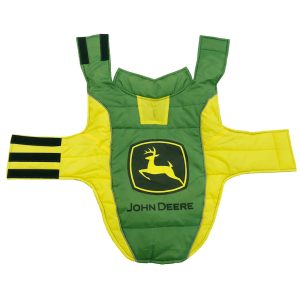 Pets First John Deere Puffer Dog Vest