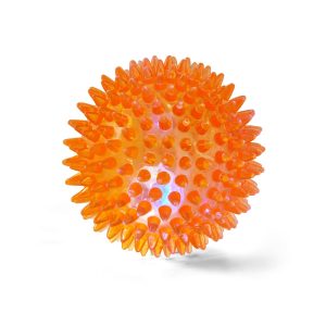 Leaps & Bounds LED Light-Up Spiny Ball Toy for Dogs in Various Colors