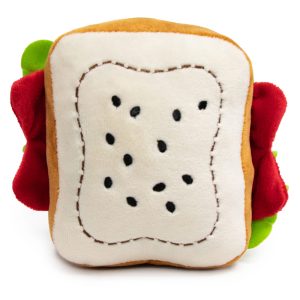 Buckle-Down Scooby Doo Sandwich Plush Squeaker Dog Toy
