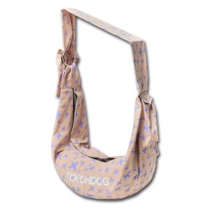 Touchdog Pink 'Paw-Ease' Over-The-Shoulder Travel Sling Pet Carrier