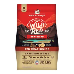 Stella & Chewy's Wild Red Raw Blend High Protein Wholesome Grains Red Meat Recipe Dry Dog Food