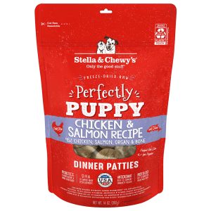 Stella & Chewy's Freeze Dried Raw Dinner Patties Protein Rich Perfectly Puppy Chicken & Salmon Recipe Dry Dog Food