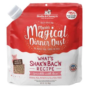 Stella & Chewy's Freeze-Dried Raw Marie's Magical Dinner Dust Meal What's Shak'n Bak'n Recipe Dry Dog Food Topper