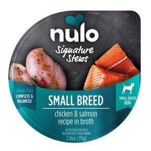 Nulo Signature Stews Chicken & Salmon in Broth Small Breed Wet Dog Food