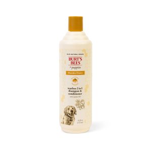 Burt's Bees Manuka Honey Tearless 2 in 1 Shampoo and Conditioner with Jojoba Oil for Puppies