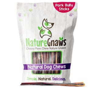 Nature Gnaws Natural Pork Bully Sticks Small Dog Chews