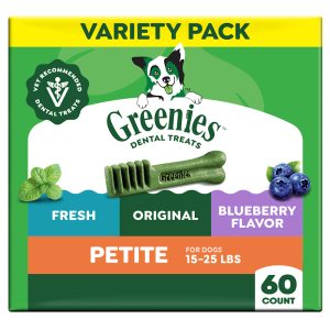 Greenies Adult Dental Dog Treats Petite Size