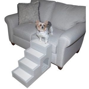 Pet Step Essential Gray Step 4 with Pet Den