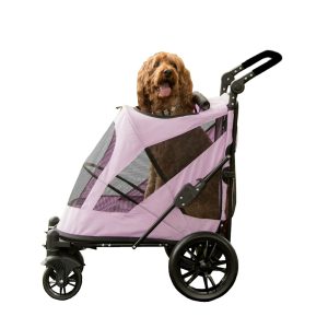 Pet Gear Lilac Excursion NO-ZIP Pet Stroller