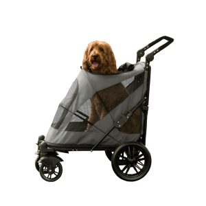 Pet Gear Gray Excursion NO-ZIP Pet Stroller