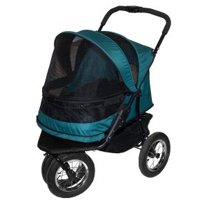 Pet Gear NO-ZIP Entry Double Pet Stroller