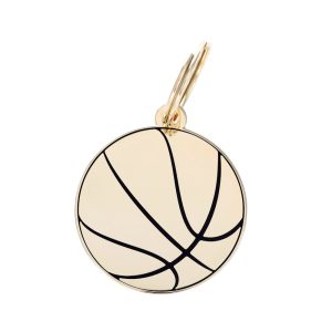 Two Tails Pet Company Basketball Pet ID Tag