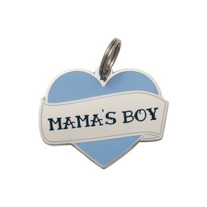 Two Tails Pet Company Mama's Boy Pet ID Tag
