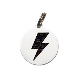 Two Tails Pet Company Lightning Bolt Pet ID Tag
