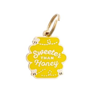 Two Tails Pet Company Sweeter than Honey Pet ID Tag