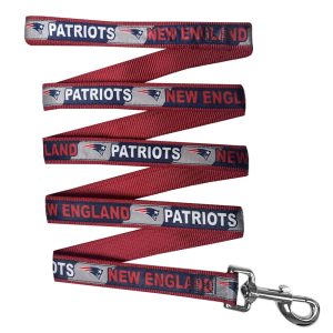 Pets First New England Patriots Satin Dog Leash