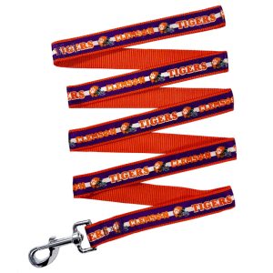 Pets First Clemson Satin Dog Leash