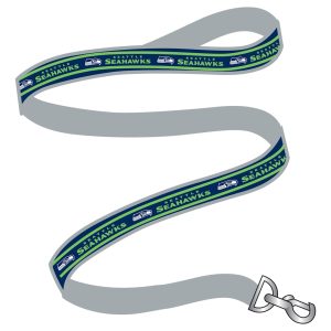 Pets First Seattle Seahawks Satin Dog Leash