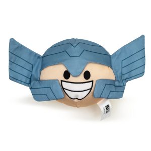 Buckle-Down Marvel Comics Thor Smiling Face Round Plush Dog Toy