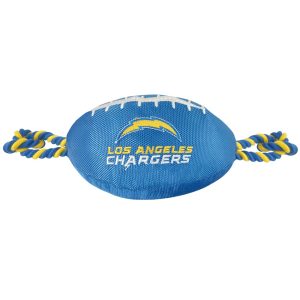 Pets First Los Angeles Chargers Football Rope Dog Toy
