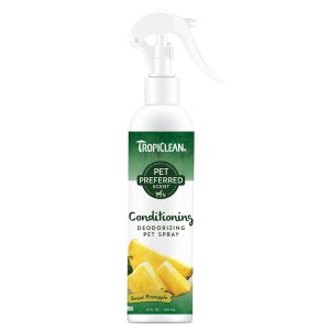 TropiClean Pet Preferred Pineapple Conditioning Deodorizing Spray for Dogs & Cats
