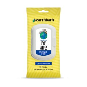 Earthbath Soft Hypoallergenic Eye Wipes for Pets