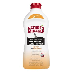 Nature's Miracle Skunk Odor Control Shampoo And Conditioner for Pets