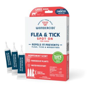 Wondercide Flea & Tick Spot on for Large Dogs with Natural Essential Oils