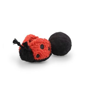 Lambwolf Ladybug Pop Dog Toy