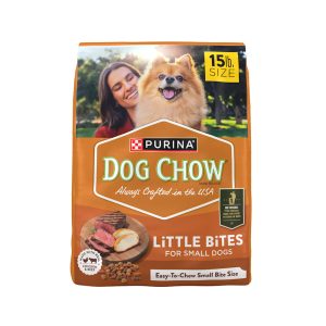 Purina Dog Chow Little Bites with Real Chicken and Beef Small Breed Dry Dog Food