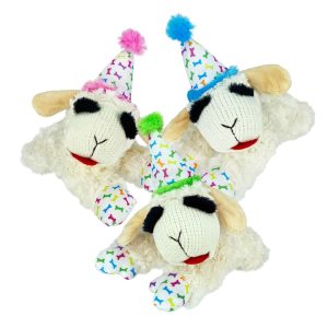 Multipet International Lamb Chop Birthday Assorted Dog Toy