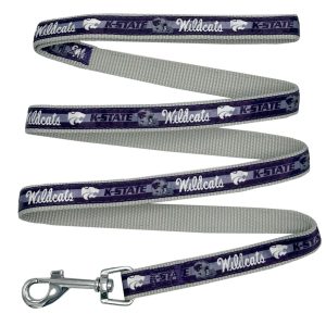 Pets First NCAA Kansas State Satin Dog Leash