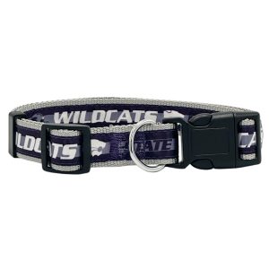 Pets First NCAA Kansas State Satin Dog Collar