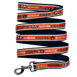 Pets First NCAA Auburn Satin Dog Leash