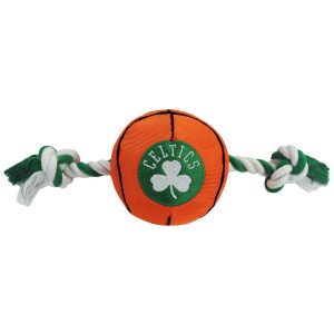 Pets First NBA Boston Celtics Nylon Basketball Rope Dog Toy