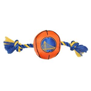 Pets First NBA Golden State Warriors Nylon Basketball Rope Dog Toy