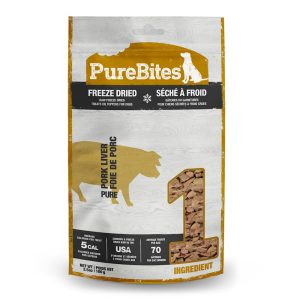PureBites Pork Liver Freeze Dried Dog Treats