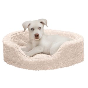 FurHaven Ultra Plush Oval Dog Bed